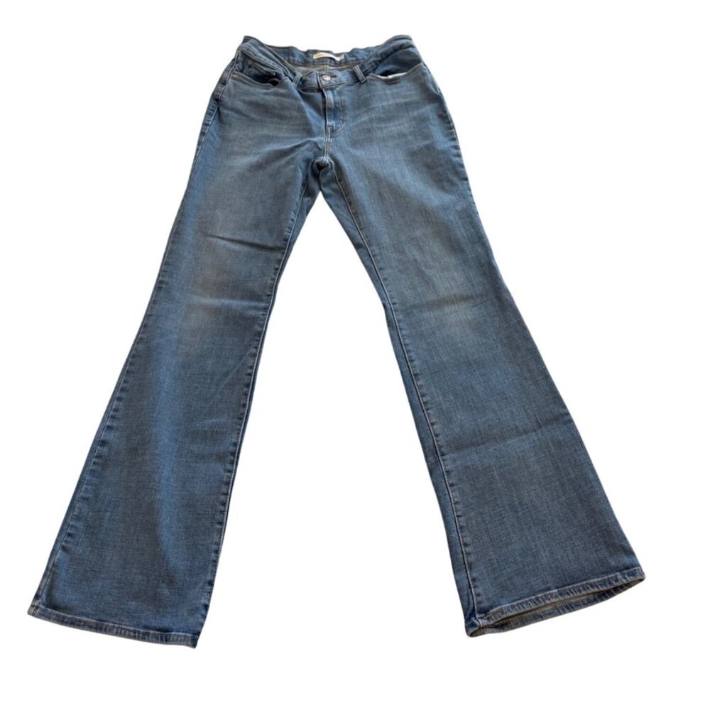 Levis Womens Classic Bootcut Jeans Size 29 Light Wash Denim Mid-Rise